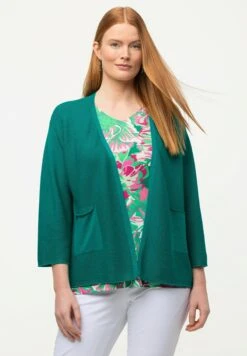 Ulla Popken Kardigan - Green-blue