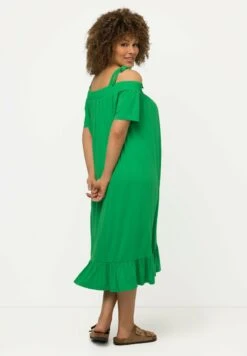 Ulla Popken Sukienka Z Dżerseju - Vert Gazon -Lindex 95fff317d4c246cd91a339105e15c55c