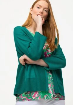Ulla Popken Kardigan - Green-blue -Lindex 96429adee3004c3b82d2e588035ed6e9