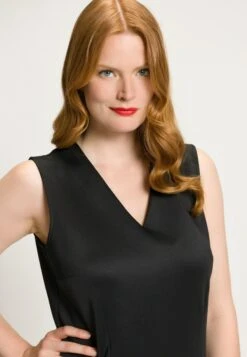 Ulla Popken Sukienka Letnia - Schwarz -Lindex 974eaac68ac646779f39302f3c3e694a