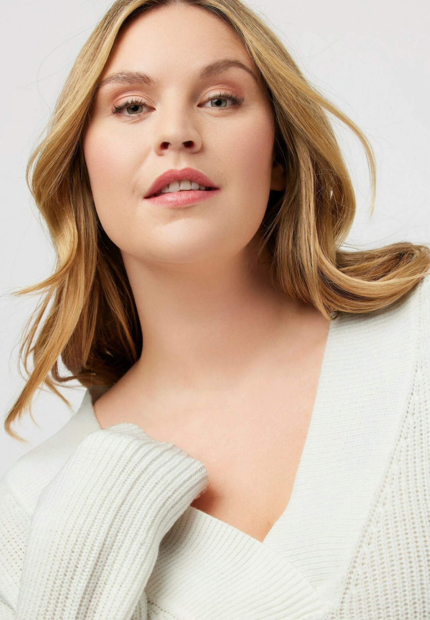 Ulla Popken Sweter - Offwhite 6 Ulla Popken Sweter - Offwhite - obrazek 4