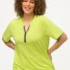 Ulla Popken À MANCHES COURTES ET COL RUBAN À RAYURES - T-shirt Z Nadrukiem - Vert Citron 2 Ulla Popken À MANCHES COURTES ET COL RUBAN À RAYURES - T-shirt Z Nadrukiem - Vert Citron -Lindex 98980bcc56a647428b48455fcc73ba87