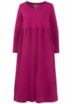 Ulla Popken MIDI-LÄNGE RUNDHALS LANGARM - Sukienka Z Dżerseju - Weinrot -Lindex 9a2541d16d5b45529290bee6b0ad9e87