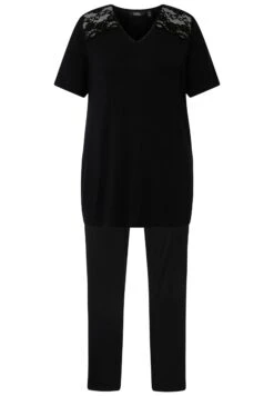 Ulla Popken Piżama - Noir -Lindex 9a7d19da2f944cceab35d72a07dfcf41