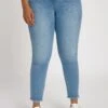 Ulla Popken Jeansy Skinny Fit - Light Blue