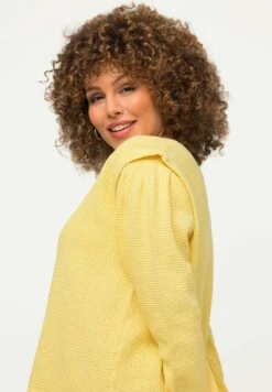 Ulla Popken Sweter - Jaune Citron -Lindex 9c1e99f3184f48e684e995667b320963