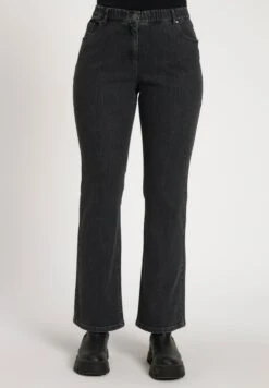 Ulla Popken MARIE - Jeansy Bootcut - Gris Denim