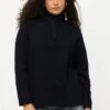 Ulla Popken STEHKRAGEN KNÖPFE LANGARM - Bluza - Marine