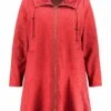 Ulla Popken Kurtka Wiosenna - Rouge Carmin -Lindex 9f9814fe90164ef3a44c86f58dfc3022