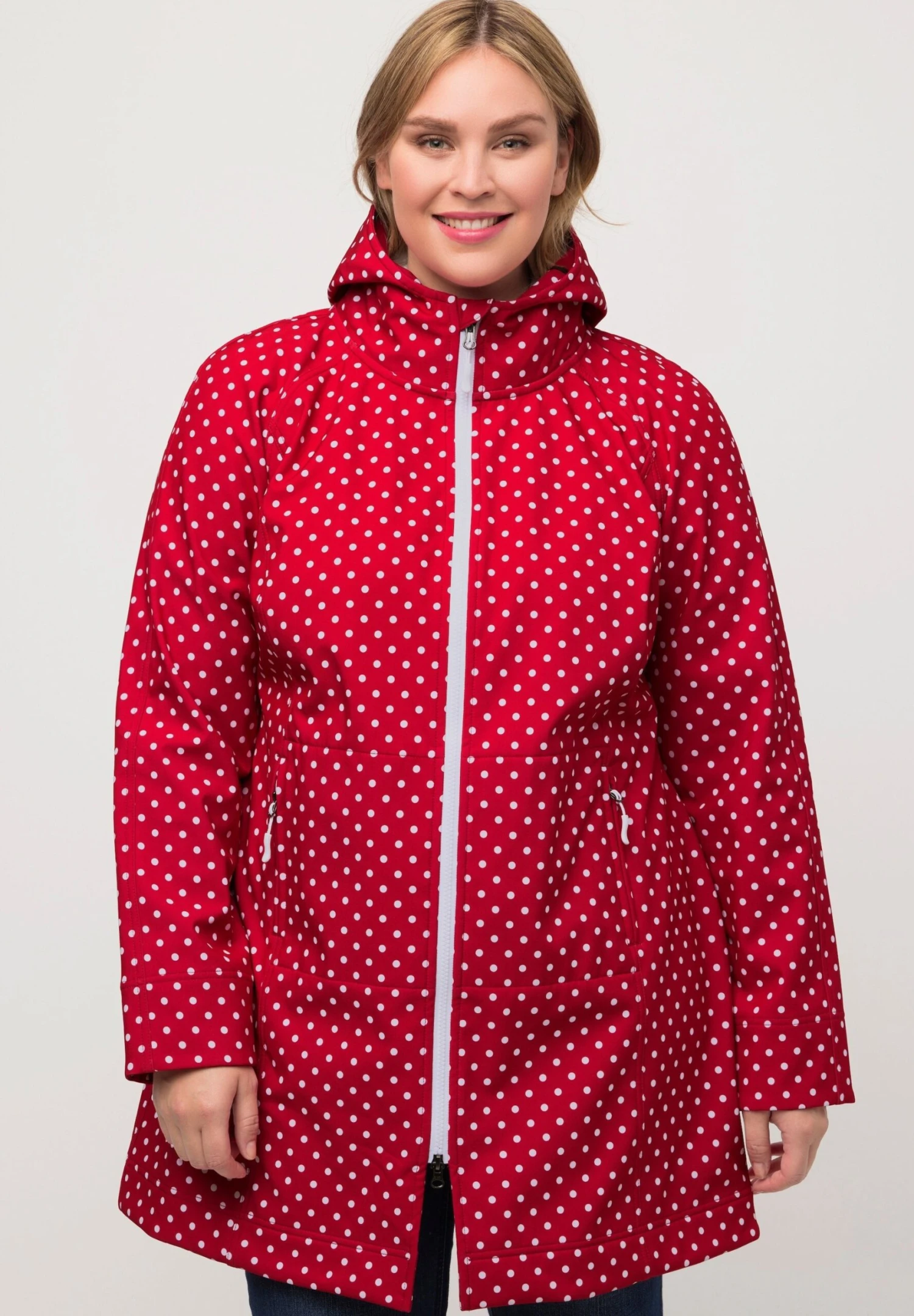 Ulla Popken Kurtka Przeciwdeszczowa - Salsa 3 Ulla Popken Kurtka Przeciwdeszczowa - Salsa