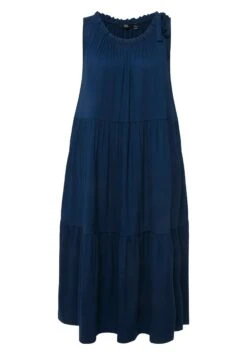 Ulla Popken Sukienka Z Dżerseju - Staalblauw -Lindex a12479b968964093b7e8541f94040c75
