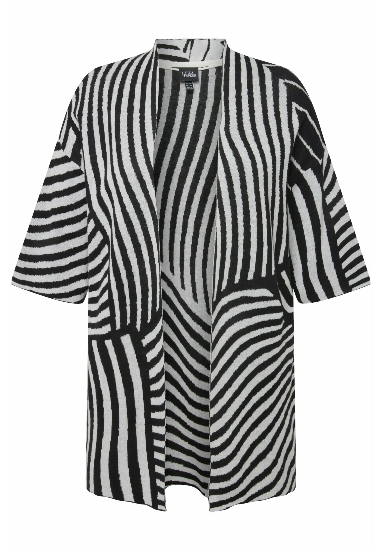 Ulla Popken Kardigan - Schwarz 7 Ulla Popken Kardigan - Schwarz - obrazek 5