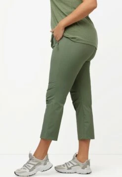 Ulla Popken FUNCTIONAL STRETCH CROP - Spodnie Materiałowe - Menthe Verte -Lindex a2860669dad14f38bf94beee030fd632