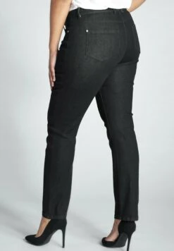 Ulla Popken SAMMY - Jeansy Slim Fit - Black -Lindex a43e093154f5485fa29aa36dd92f4465
