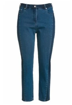 Ulla Popken INSET STRETCH MOM - Jeansy Straight Leg - Blue Denim -Lindex a491519a105345fbac6e32b55bb76349