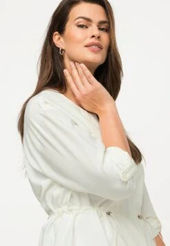 Ulla Popken Kurtka Wiosenna - Sneeuwwit -Lindex a5cd4d2e38484b3a95349c1a5c9df365