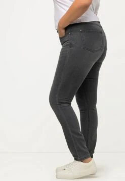 Ulla Popken GROSSE GRÖSSEN SARAH, 5-POCKET, HIG - Jeansy Slim Fit - Grey Denim -Lindex a6e7be8146f4453dba717e783a1b6f32