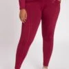 Ulla Popken Legginsy - Wijnrood -Lindex a6e801a0392847a4a921b4c367def6fa