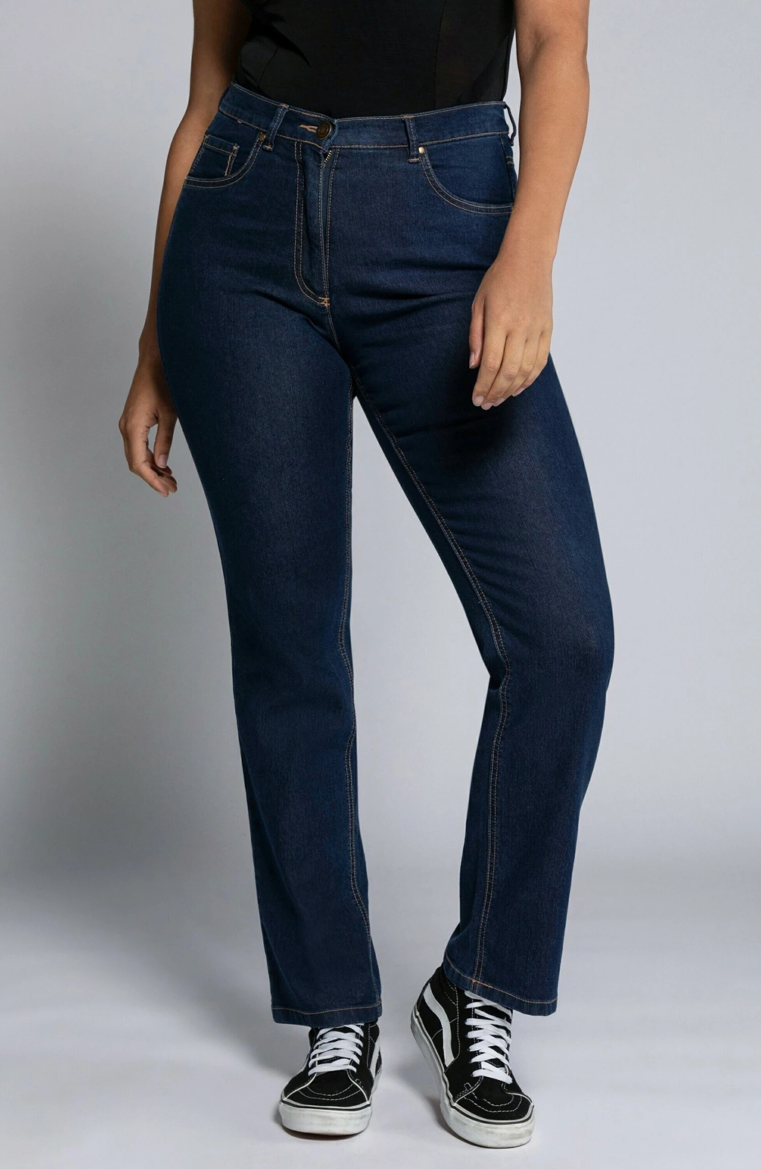 Ulla Popken Jeansy Straight Leg - Blue Denim 3 Ulla Popken Jeansy Straight Leg - Blue Denim
