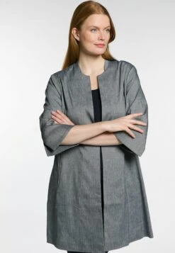 Ulla Popken Krótki Płaszcz - Korenbloemblauw