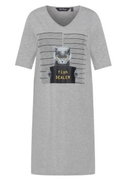 Ulla Popken Koszula Nocna - Light Grey Melange -Lindex a85a88c7eea9487e8c7a76784a1d15da