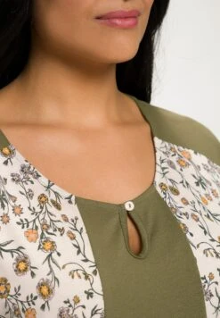 Ulla Popken Koszula Nocna - Lodengroen -Lindex a8db5625f0244018a7a625659614acfc