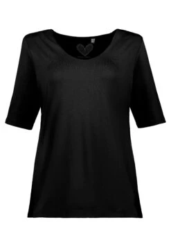 Ulla Popken T-shirt Basic - Black