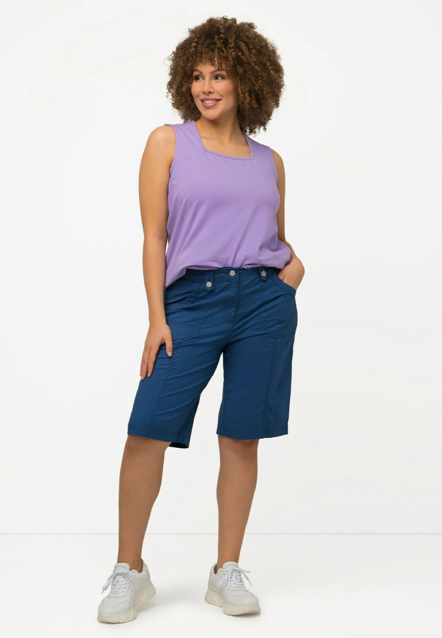 Ulla Popken Szorty - Bleu Jean 4 Ulla Popken Szorty - Bleu Jean - obrazek 2