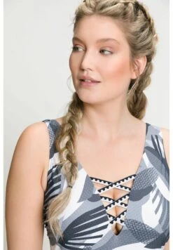 Ulla Popken Kostium Kąpielowy - Zwart -Lindex a98815e4a46742bdb376ee0ac0a7fe0d