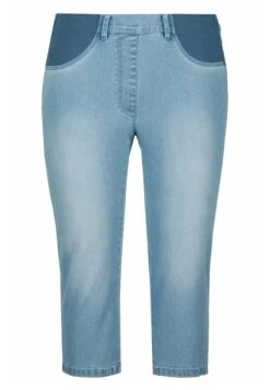 Ulla Popken Szorty Jeansowe - Light Blue -Lindex a9e143a5ce3e4dc599bb82127c2b7a73