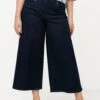Ulla Popken MARLENE SOFT CROPPED CULOTTE - Jeansy Dzwony - Blue Denim -Lindex aa7d491e1b4546348d423a0cfe7ba663