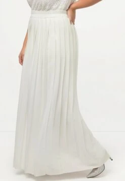 Ulla Popken Spódnica Plisowana - Blanc Cassé -Lindex ab3a607c1304450d8c4f3621b387a34b