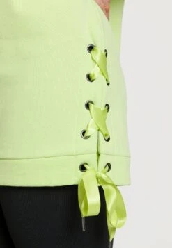 Ulla Popken LONGLINE LANGE MOUWEN - Bluza - Lichtgroen -Lindex ae7408992b3447f9beb7996a96c5e82c