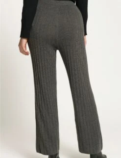 Ulla Popken Spodnie Materiałowe - Donkergrijs Melange -Lindex b1181ececab94cffaf8b9b91333077d2