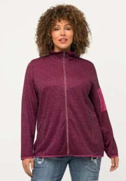 Ulla Popken Kardigan - Fuchsia Roze