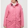 Ulla Popken Parka - Pink Red -Lindex b204a25f18cf4bdab181b63a58cca139