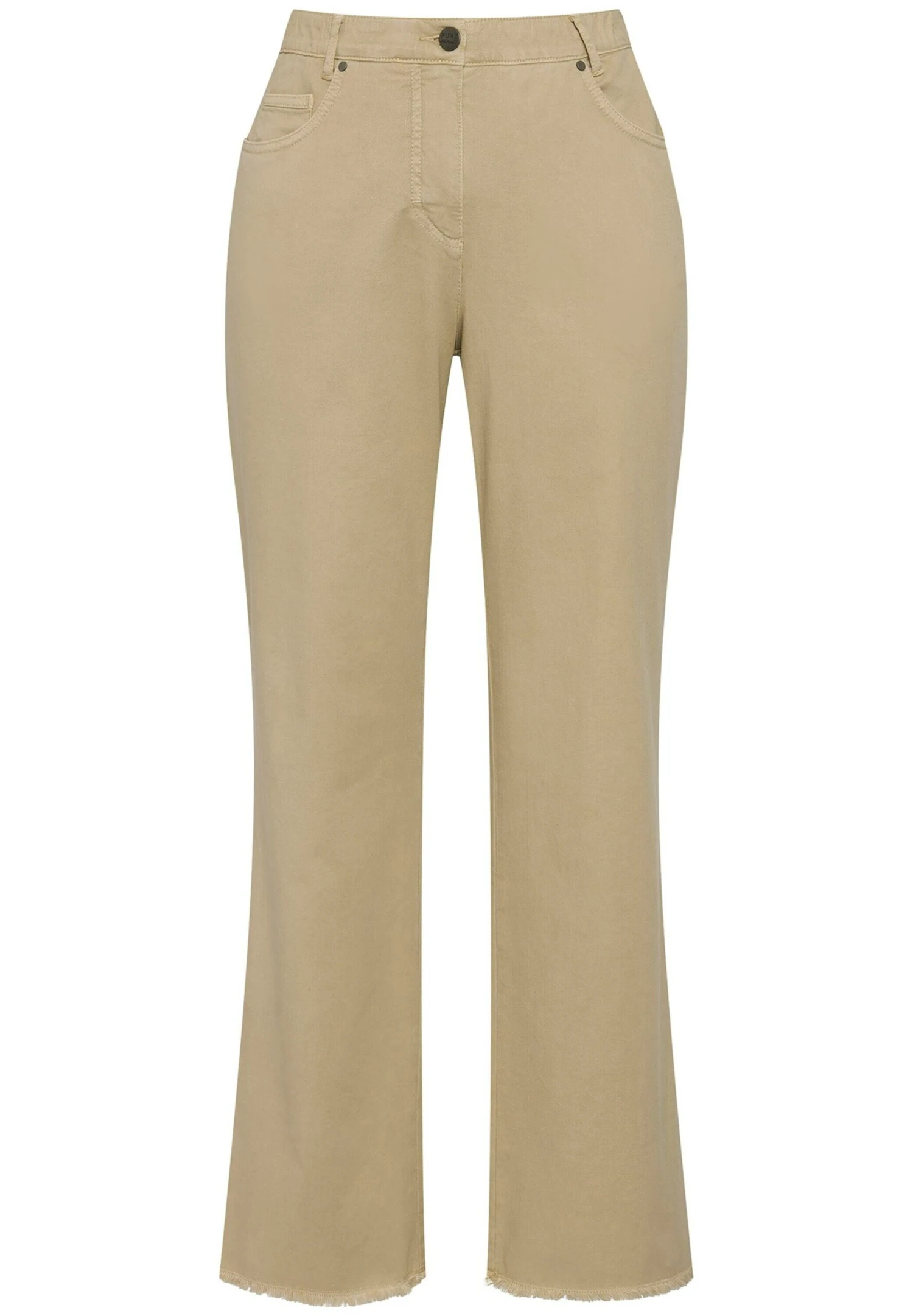 Ulla Popken Jeansy Dzwony - Jaune Doux 7 Ulla Popken Jeansy Dzwony - Jaune Doux - obrazek 5