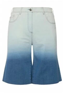 Ulla Popken Szorty Jeansowe - Light Blue -Lindex b36162058ad643e7912df7bd4d94cf88