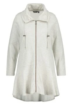 Ulla Popken LONGLINE - Bluza Rozpinana - Lichtgrijs Melange 9 Ulla Popken LONGLINE - Bluza Rozpinana - Lichtgrijs Melange -Lindex b392a11ad5294e0f80e92709e385926e