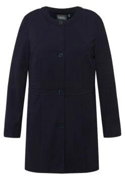 Ulla Popken Krótki Płaszcz - Marine Foncé -Lindex b3ea9f4e949a44838025e9ee7390d8f1