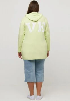 Ulla Popken Bluza Rozpinana - Limettengrün -Lindex b473c6c549be4f69a0411c461612719c