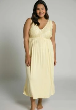 Ulla Popken Koszula Nocna - Sandgelb