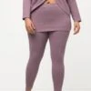 Ulla Popken Legginsy - Lilas Gris