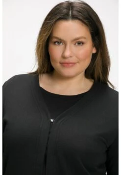 Ulla Popken Kardigan - Zwart -Lindex b57cd8b2b3d04c9e97d5333b1f29825c