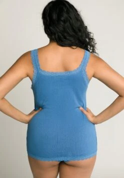 Ulla Popken Podkoszulki - Pool Blue -Lindex b590655e3aac44858b01288197ac0fef