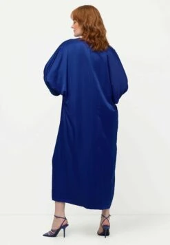 Ulla Popken V-HALS ZAKKEN - Sukienka Letnia - Donker Saffier 9 Ulla Popken V-HALS ZAKKEN - Sukienka Letnia - Donker Saffier -Lindex b65511f67aba44439abaca22ae72c300