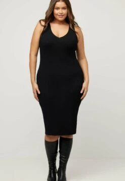 Ulla Popken Sukienka Etui - Noir