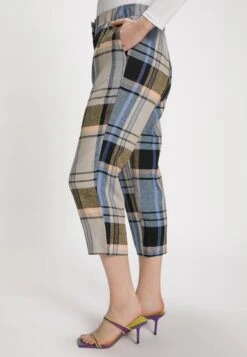 Ulla Popken Spodnie Materiałowe - Camel Multi -Lindex b7ca686d089e4fc49da6869a607b941a