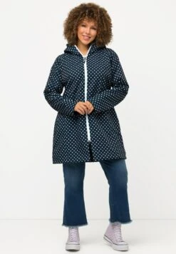 Ulla Popken Kurtka Przeciwdeszczowa - Marine