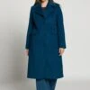 Ulla Popken Klasyczny Płaszcz - Indigo Denim -Lindex b8302fc085334b79992ca5b5a59c2829